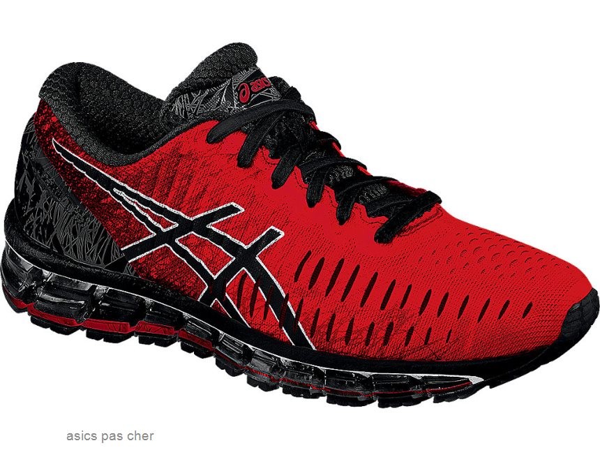chaussure asics rouge